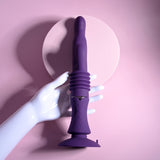 Playboy Pleasure HOPPY ENDING - Purple 29.2 cm USB Rechargeable Thrusting Rabbit Vibrator - Image 6