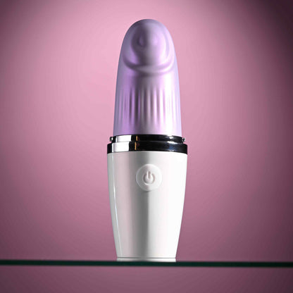 Playboy Pleasure GETAWAY - White/Purple 14.2 cm Tapping Stimulator