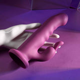Playboy Pleasure FLUFFLE - Purple 19.7 cm USB Rechargeable Rabbit Vibrator - Image 7