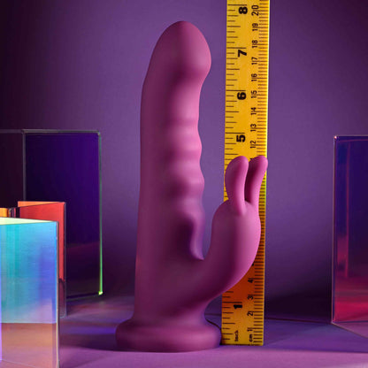 Playboy Pleasure FLUFFLE - Purple 19.7 cm Rabbit Vibrator