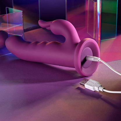 Playboy Pleasure FLUFFLE - Purple 19.7 cm Rabbit Vibrator