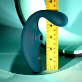 Playboy Pleasure CHARMER - Blue USB Rechargeable Vibrator with Clitoral Suction - Image 7