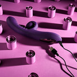 Playboy CURLICUE - Purple 23.5 cm USB Rechargeable Rabbit Vibrator - Image 9