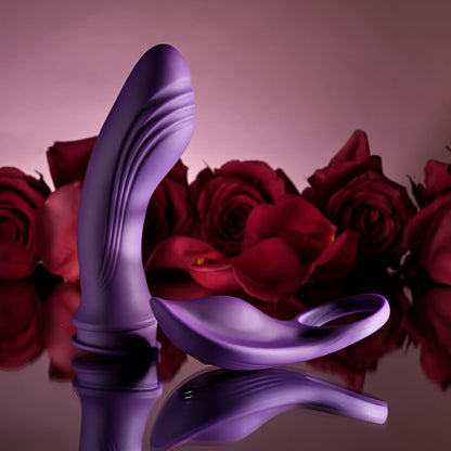 Playboy Pleasure MIX & MATCH - Purple with C-Ring Attachment