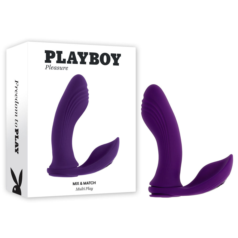 Playboy Pleasure MIX & MATCH - Purple with C-Ring Attachment