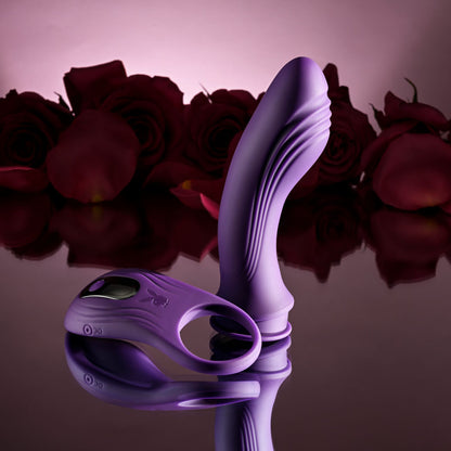Playboy Pleasure MIX & MATCH - Purple with C-Ring Attachment