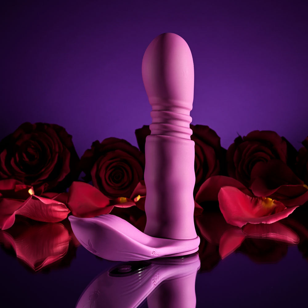 Playboy Pleasure MATCH PLAY - Pink with C-Ring Attachment