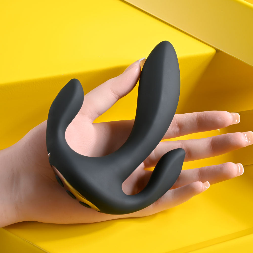 Playboy Pleasure TRIPLE THREAT - Black Triple Probe Vibrator