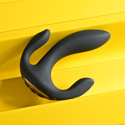 Playboy Pleasure TRIPLE THREAT - Black Triple Probe Vibrator