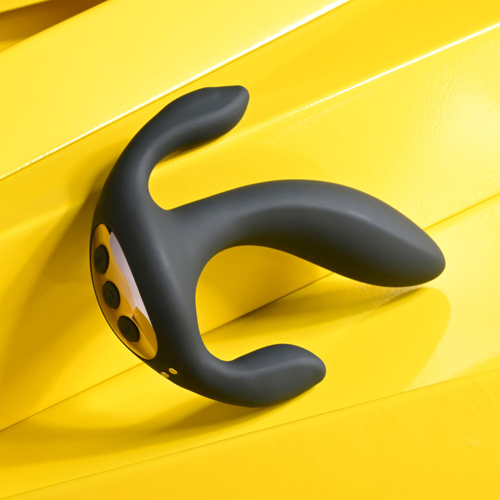 Playboy Pleasure TRIPLE THREAT - Black Triple Probe Vibrator