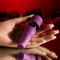 Playboy Pleasure Wand - MIC DROP Purple 11.4 cm USB Rechargeable Vibrating Mini Massage Wand
