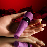 Playboy Pleasure MIC DROP - Purple 11.4 cm USB Rechargeable Vibrating Mini Massage Wand - Image 3