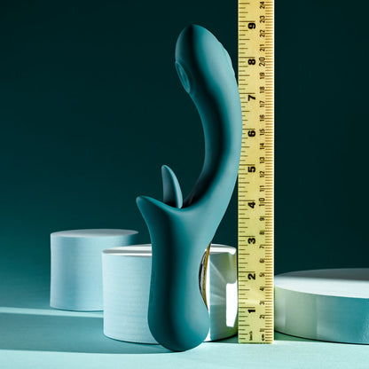 Playboy Pleasure HARMONY - Blue 22.9 cm Vibrator with Clitoral Flicker