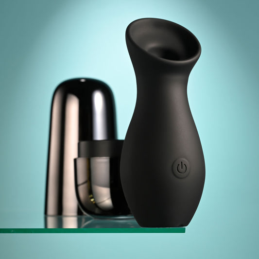 Playboy Pleasure THE JET SET - SUCKER - Black Sucking Stimulator
