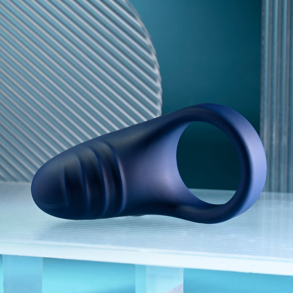 Playboy Pleasure PLEASURE POINT - Blue Vibrating Cock Ring