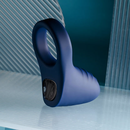 Playboy Pleasure PLEASURE POINT - Blue Vibrating Cock Ring