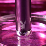 Playboy Pleasure AMETHYST - Purple 12.4 cm USB Rechargeable Glass Tipped Mini Vibrator - Image 6