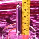 Playboy Pleasure AMETHYST - Purple 12.4 cm USB Rechargeable Glass Tipped Mini Vibrator - Image 8