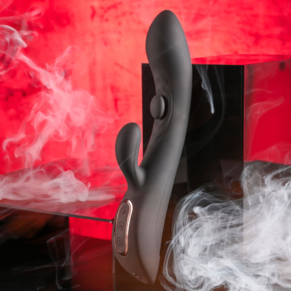Playboy Pleasure THATS THE SPOT - Black 23.3 cm Rabbit Vibrator