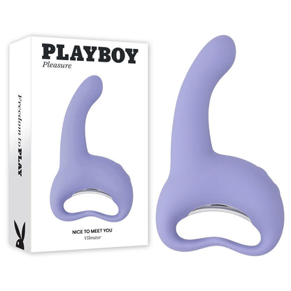 Playboy Pleasure NICE TO MEET YOU - Purple 19.5 cm Vibrator
