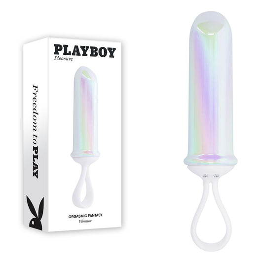 Playboy Pleasure Bullet. Full view of the purple bullet on a white background.