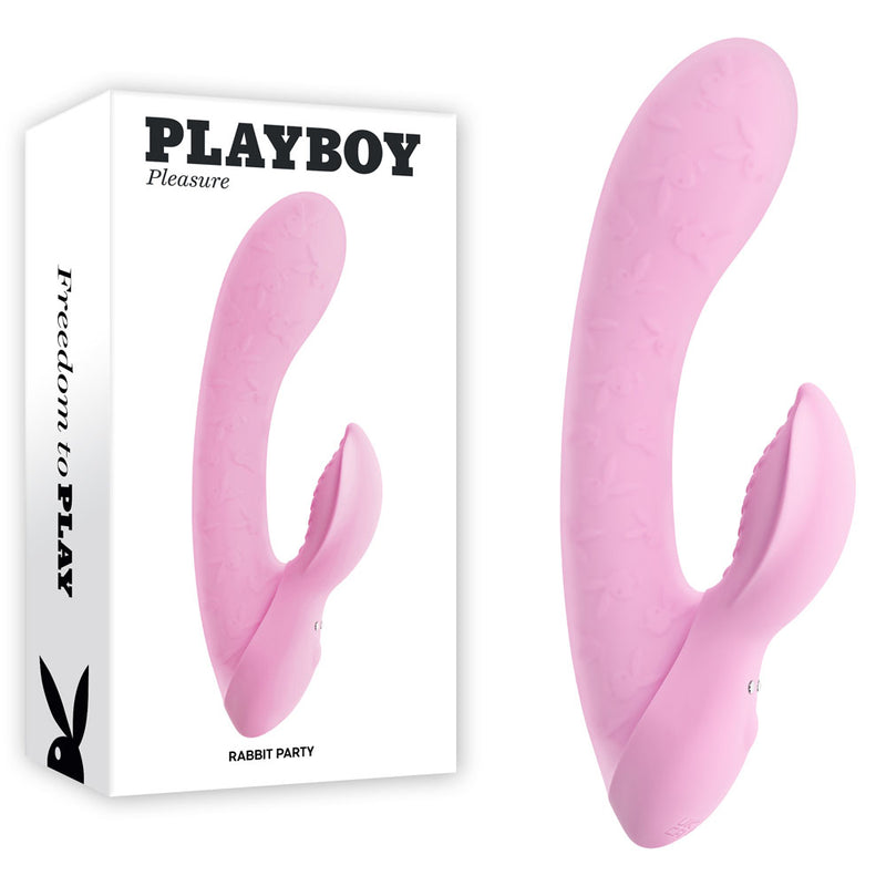Playboy Pleasure RABBIT PARTY - Pink 15.2 cm USB Rechargeable Rabbit Vibrator