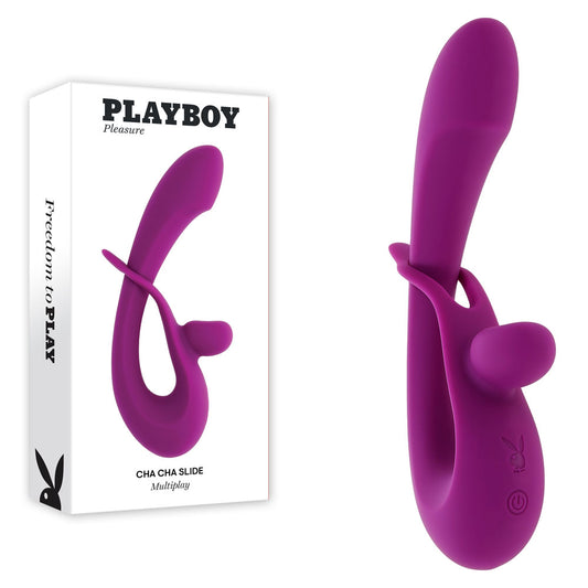 Playboy Pleasure CHA CHA SLIDE - Purple 20 cm Rabbit Vibrator