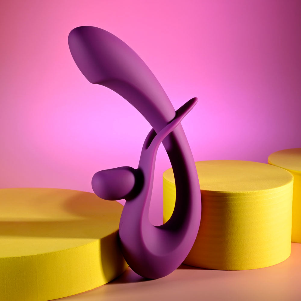 Playboy Pleasure CHA CHA SLIDE - Purple 20 cm Rabbit Vibrator