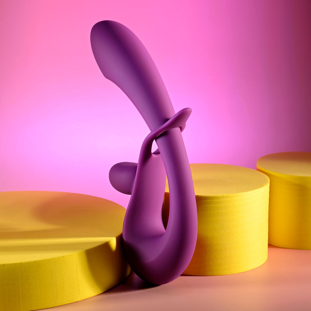 Playboy Pleasure CHA CHA SLIDE - Purple 20 cm Rabbit Vibrator