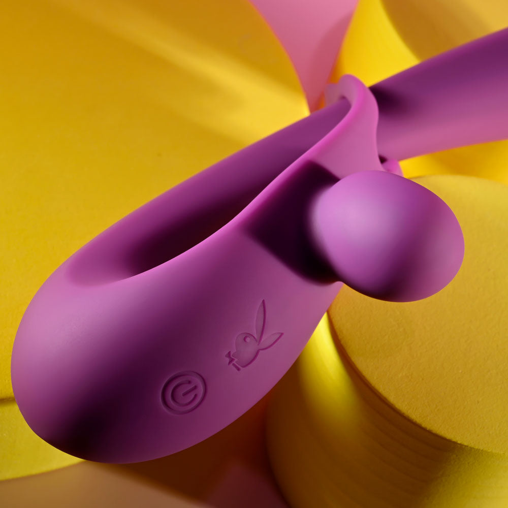 Playboy Pleasure CHA CHA SLIDE - Purple 20 cm Rabbit Vibrator