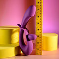 Playboy Pleasure CHA CHA SLIDE - Purple 20 cm USB Rechargeable Rabbit Vibrator