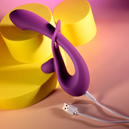 Playboy Pleasure CHA CHA SLIDE - Purple 20 cm Rabbit Vibrator