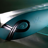 Playboy Pleasure PINPOINT PERFECTION - Green 19.3 cm USB Rechargeable Poseable Vibrator - Image 3