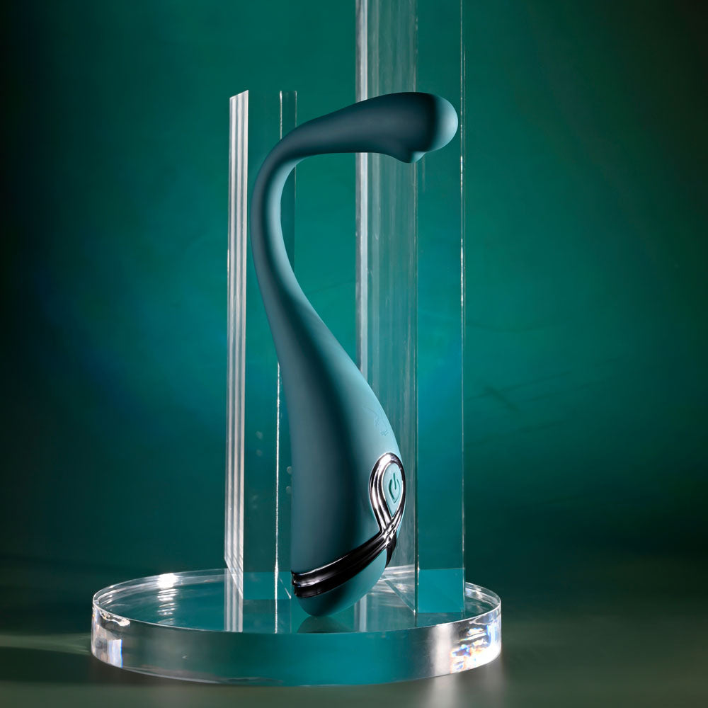 Playboy Pleasure PINPOINT PERFECTION - Green 19.3 cm Poseable Vibrator