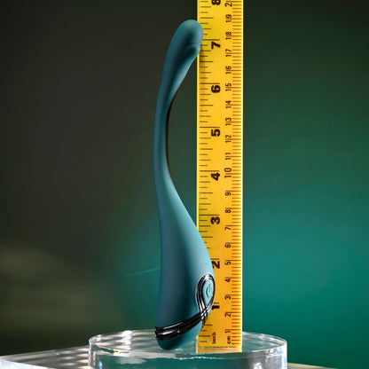 Playboy Pleasure PINPOINT PERFECTION - Green 19.3 cm Poseable Vibrator