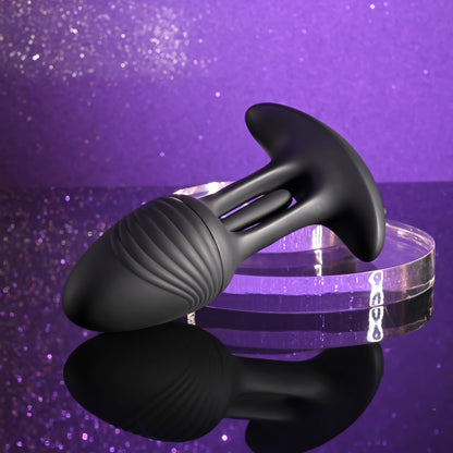 Playboy Pleasure RIM SHOT - Black 11.4 cm Vibrating Butt Plug