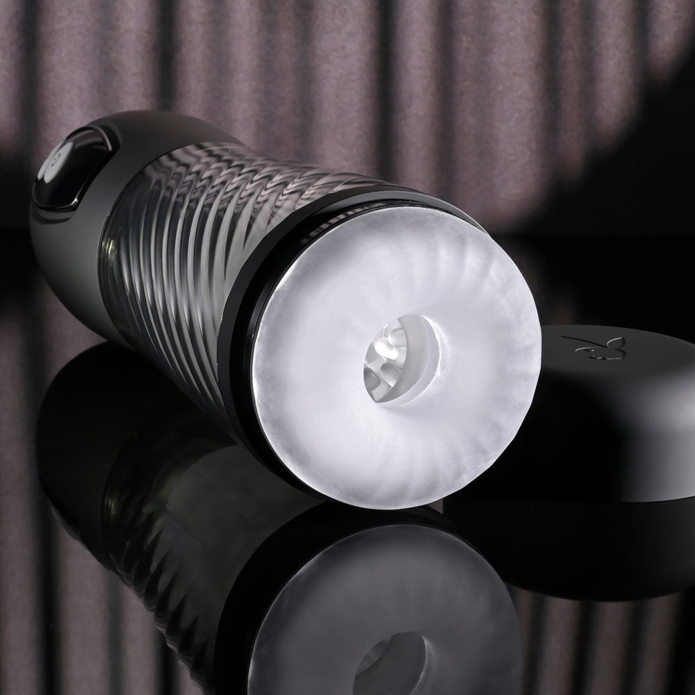 Playboy Pleasure WHIRLWIND - Clear Thrusting and Spinning Auto Stroker