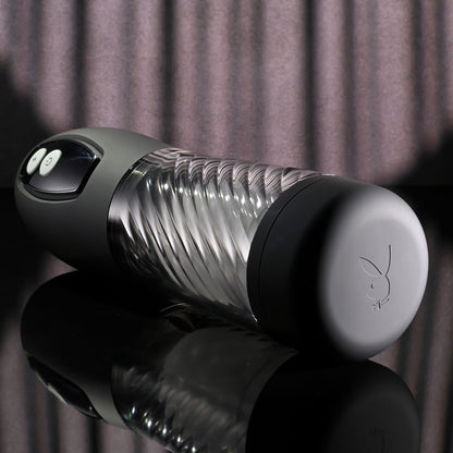Playboy Pleasure WHIRLWIND - Clear Thrusting and Spinning Auto Stroker