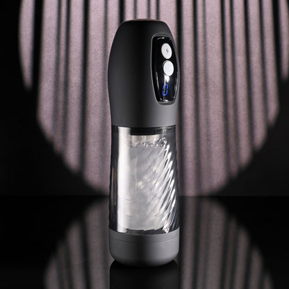 Playboy Pleasure WHIRLWIND - Clear Thrusting and Spinning Auto Stroker