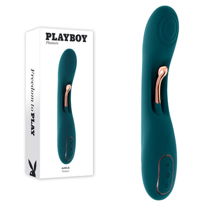 Playboy Pleasure AURELIE - Green 22.7 cm Vibrator