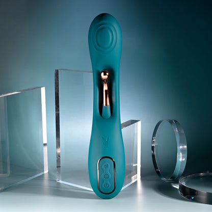 Playboy Pleasure AURELIE - Green 22.7 cm Vibrator