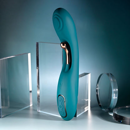 Playboy Pleasure AURELIE - Green 22.7 cm Vibrator