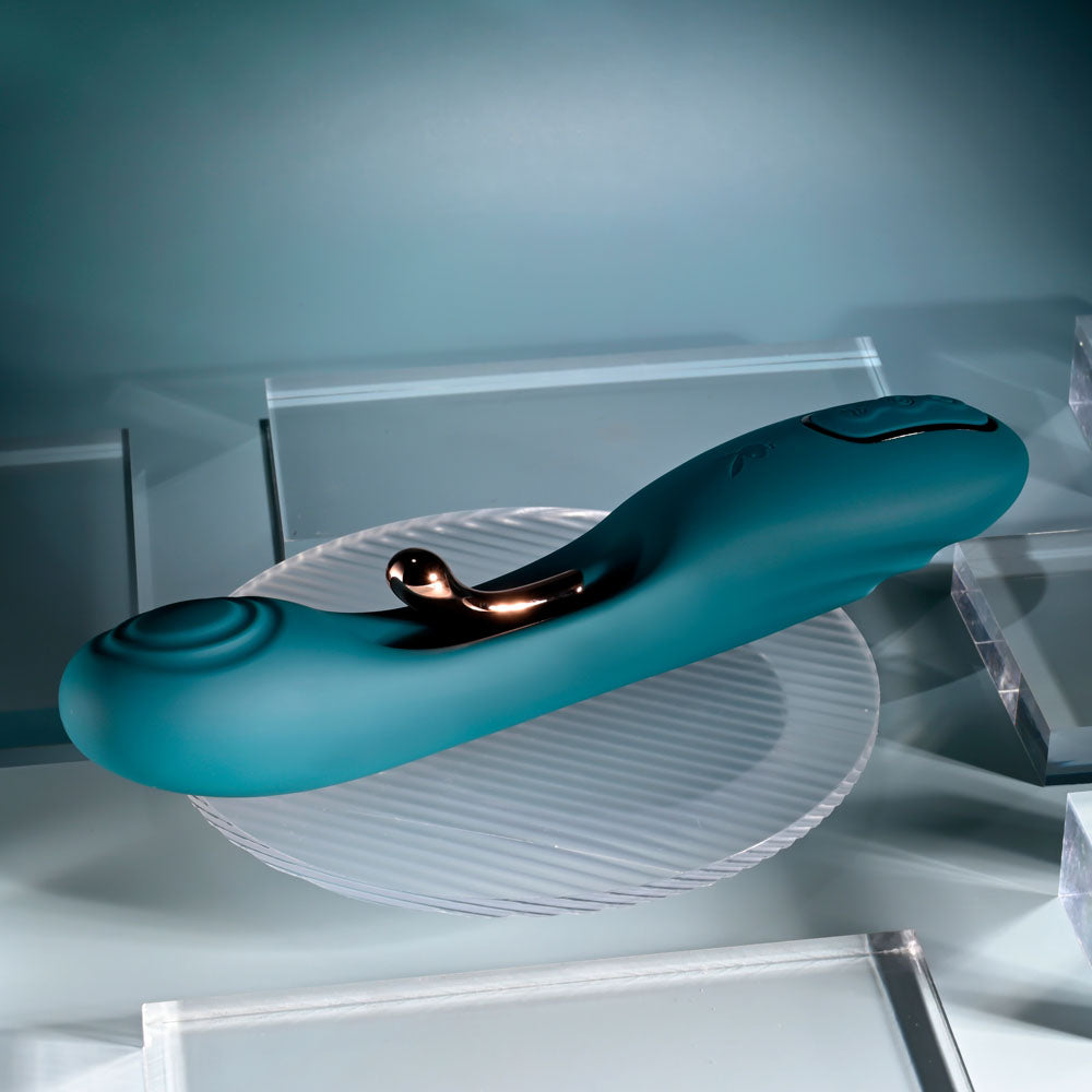 Playboy Pleasure AURELIE - Green 22.7 cm Vibrator