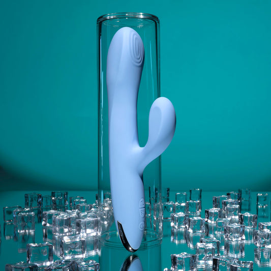 Playboy Pleasure UP AND AWAY - Blue 26.7 cm Rabbit Vibrator