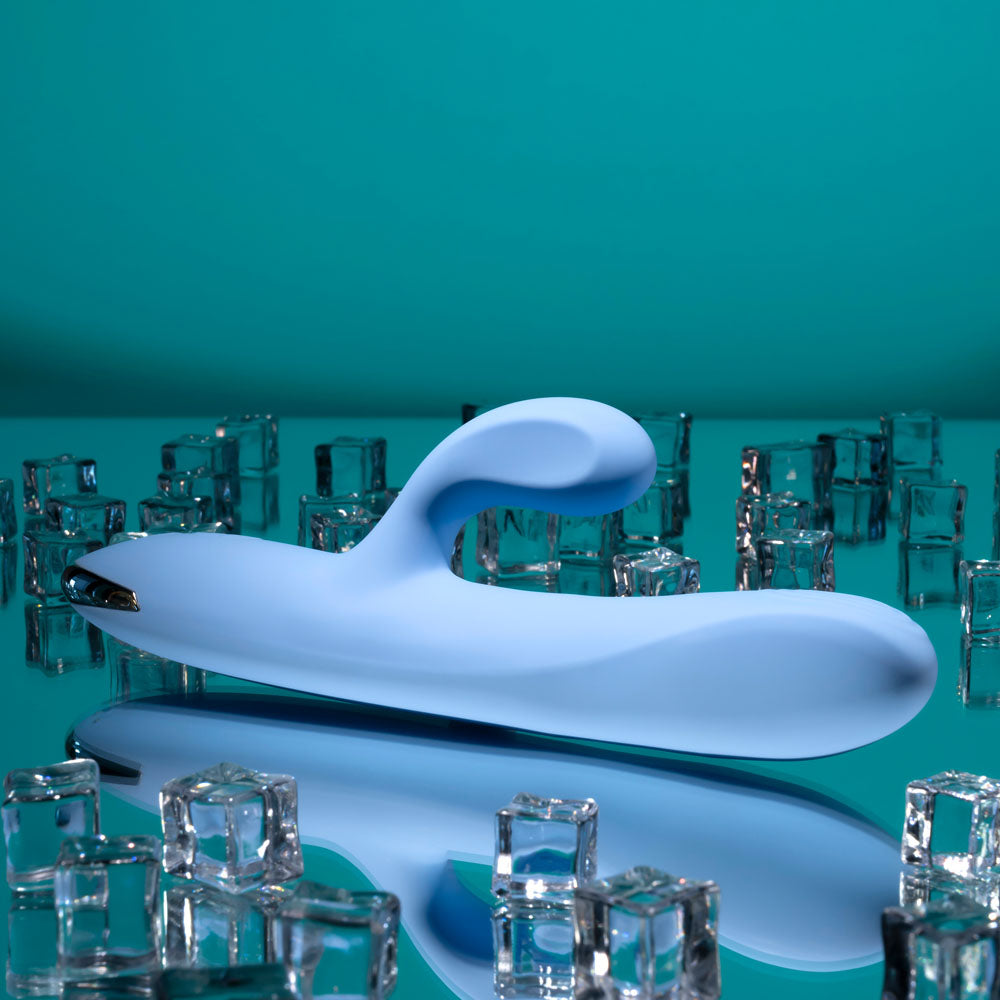 Playboy Pleasure UP AND AWAY - Blue 26.7 cm Rabbit Vibrator