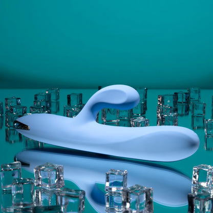 Playboy Pleasure UP AND AWAY - Blue 26.7 cm Rabbit Vibrator