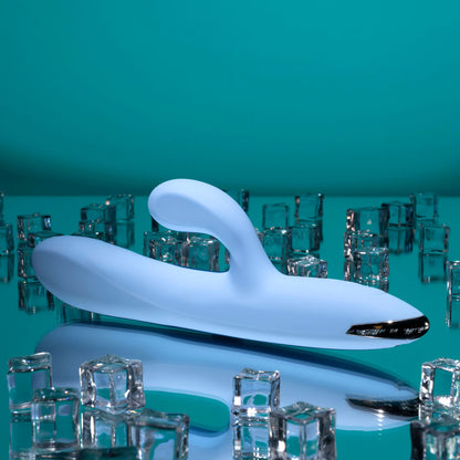 Playboy Pleasure UP AND AWAY - Blue 26.7 cm Rabbit Vibrator