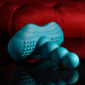 Playboy Pleasure HAVE A SEAT - Green USB Rechargeable Rideable Vibrator and Grinder Pad with Remote