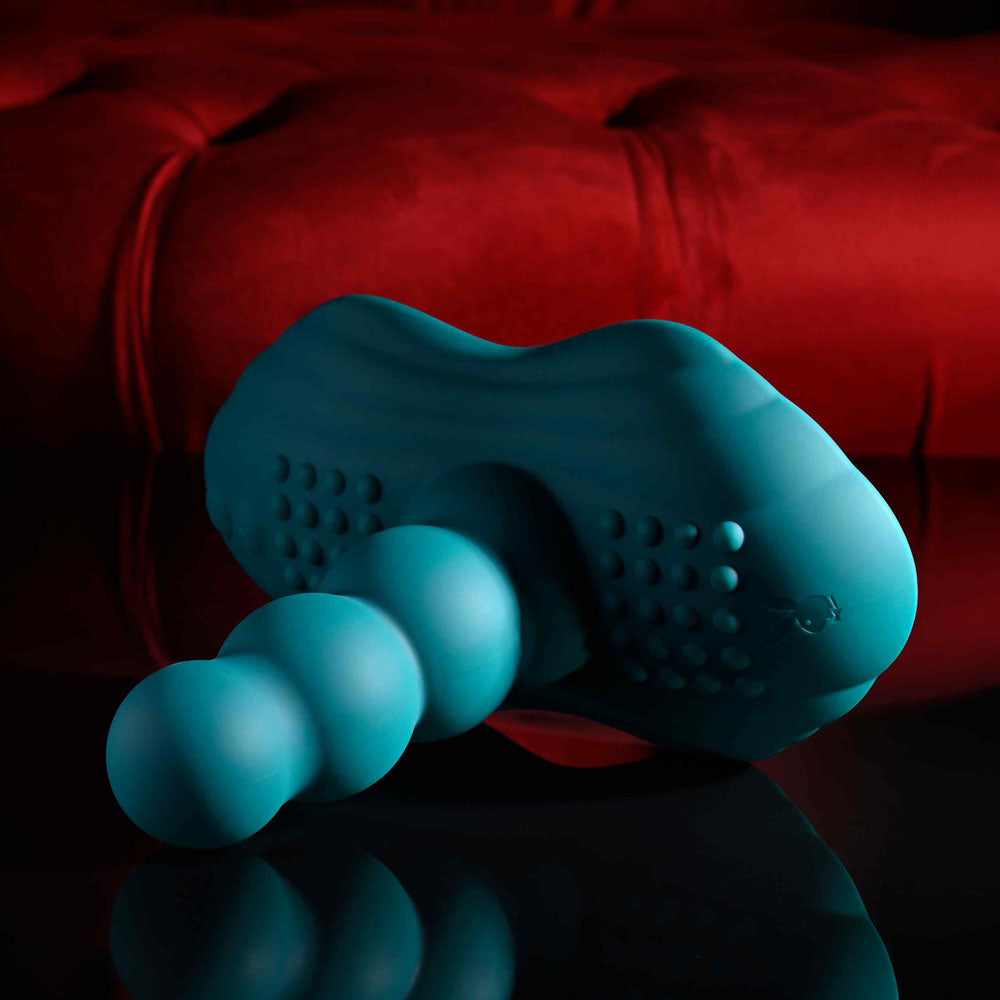 Playboy Pleasure HAVE A SEAT - Green Rideable Vibrator and Grinder Pad