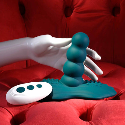 Playboy Pleasure HAVE A SEAT - Green Rideable Vibrator and Grinder Pad